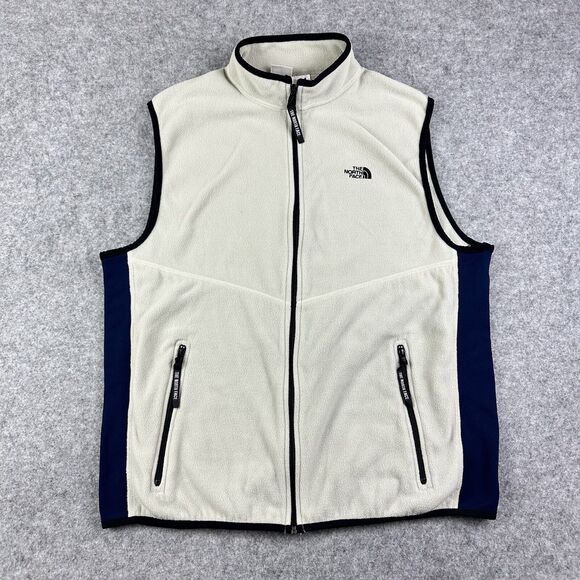 The North Face Cream and Black Vest - Picture 1 of 11